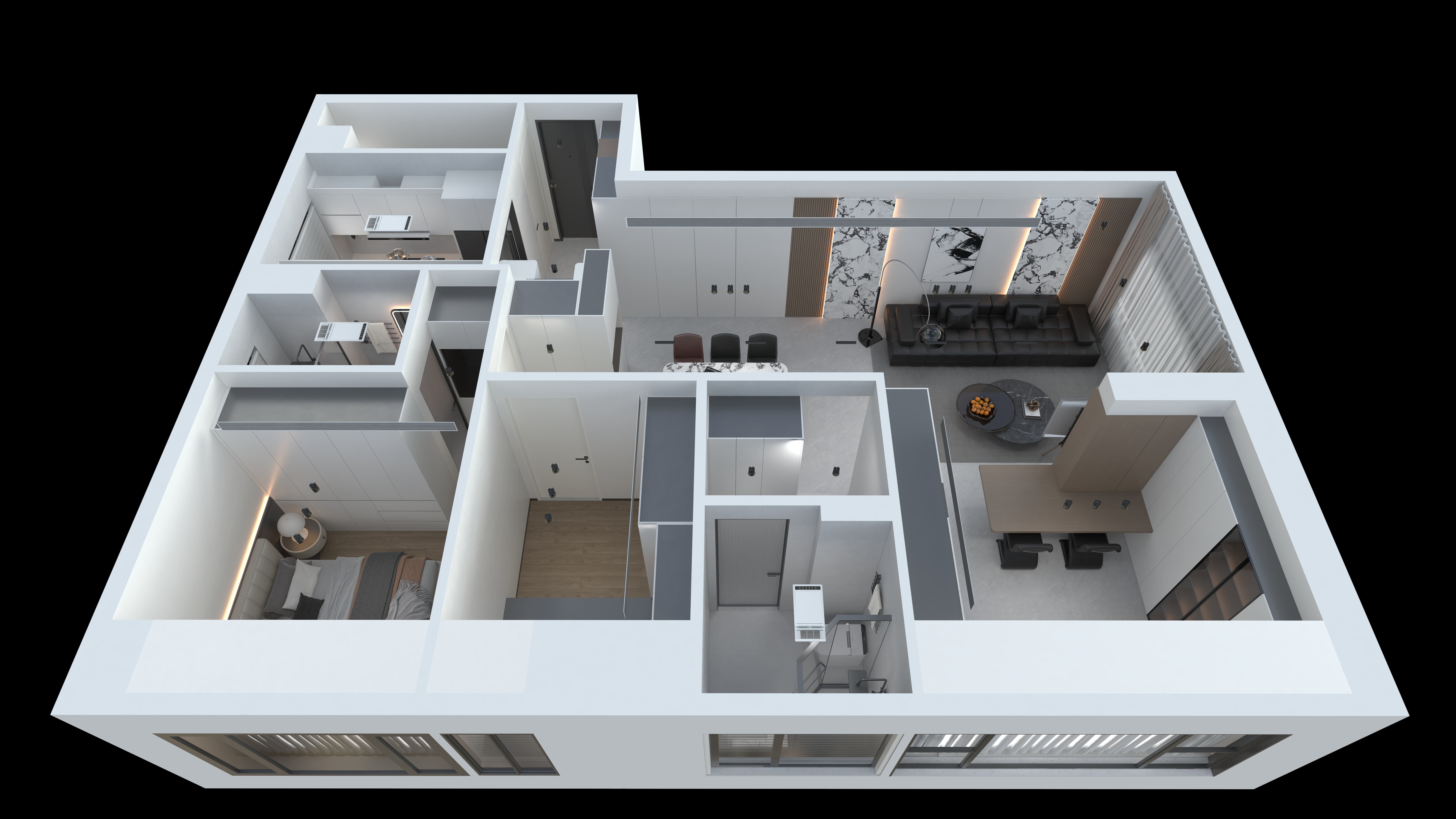 独角兽效果图表现-DJS691 - 副本-装修设计方案