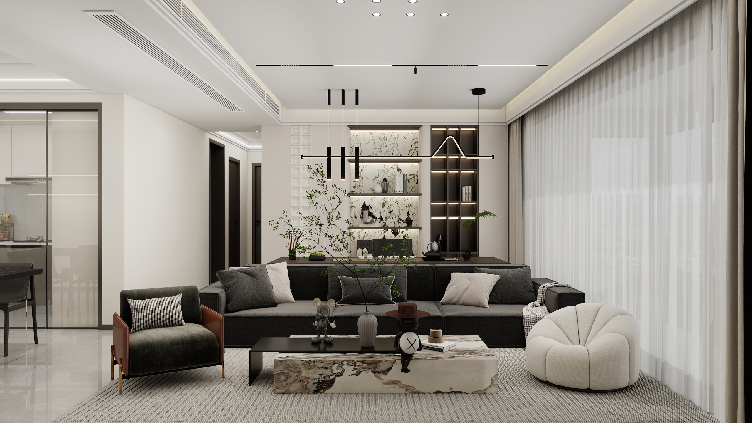 李翔-德诚装饰——碧桂园18#东户 -装修设计方案