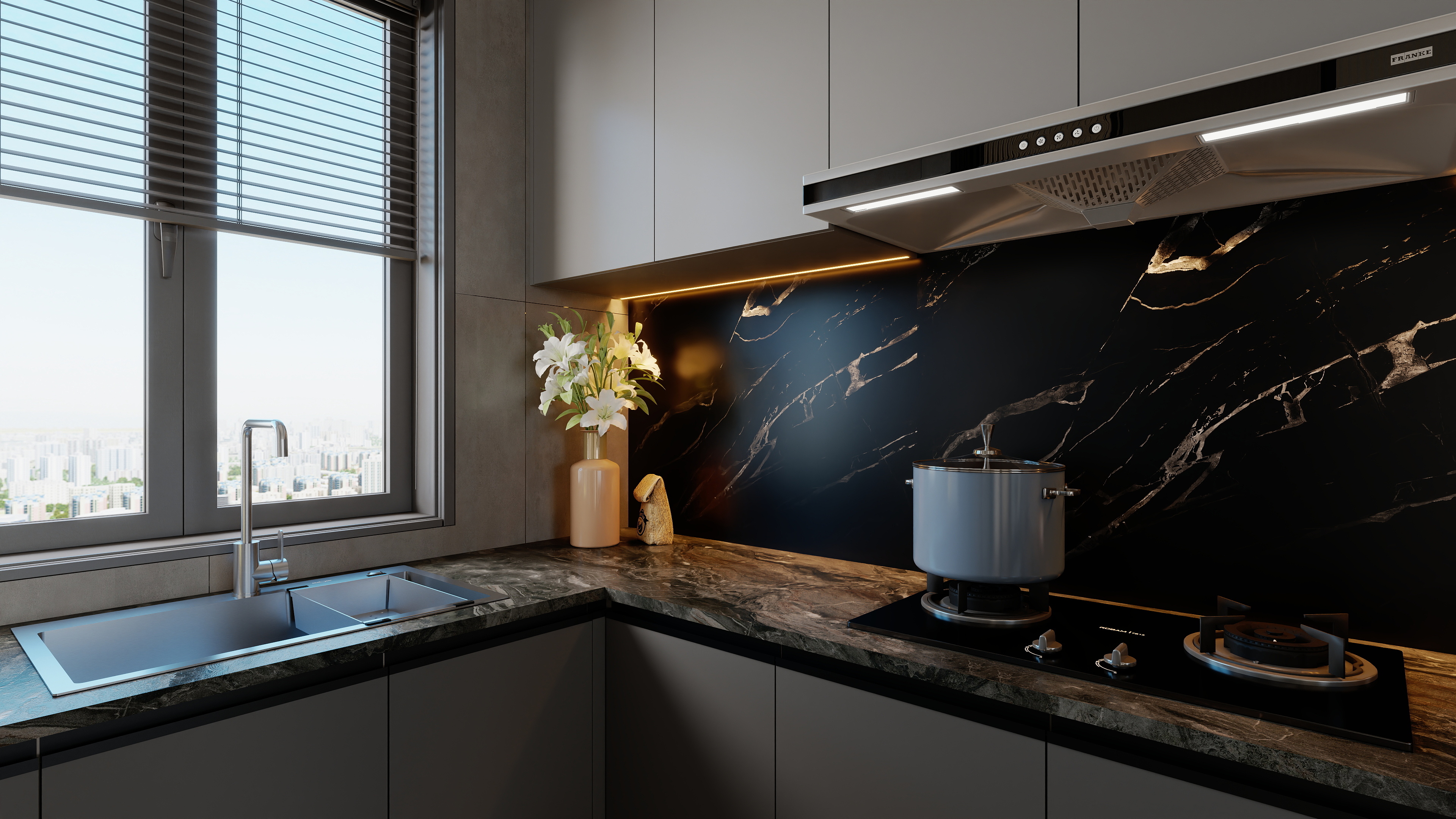 远山青--意式简约丨120㎡三室-装修设计方案