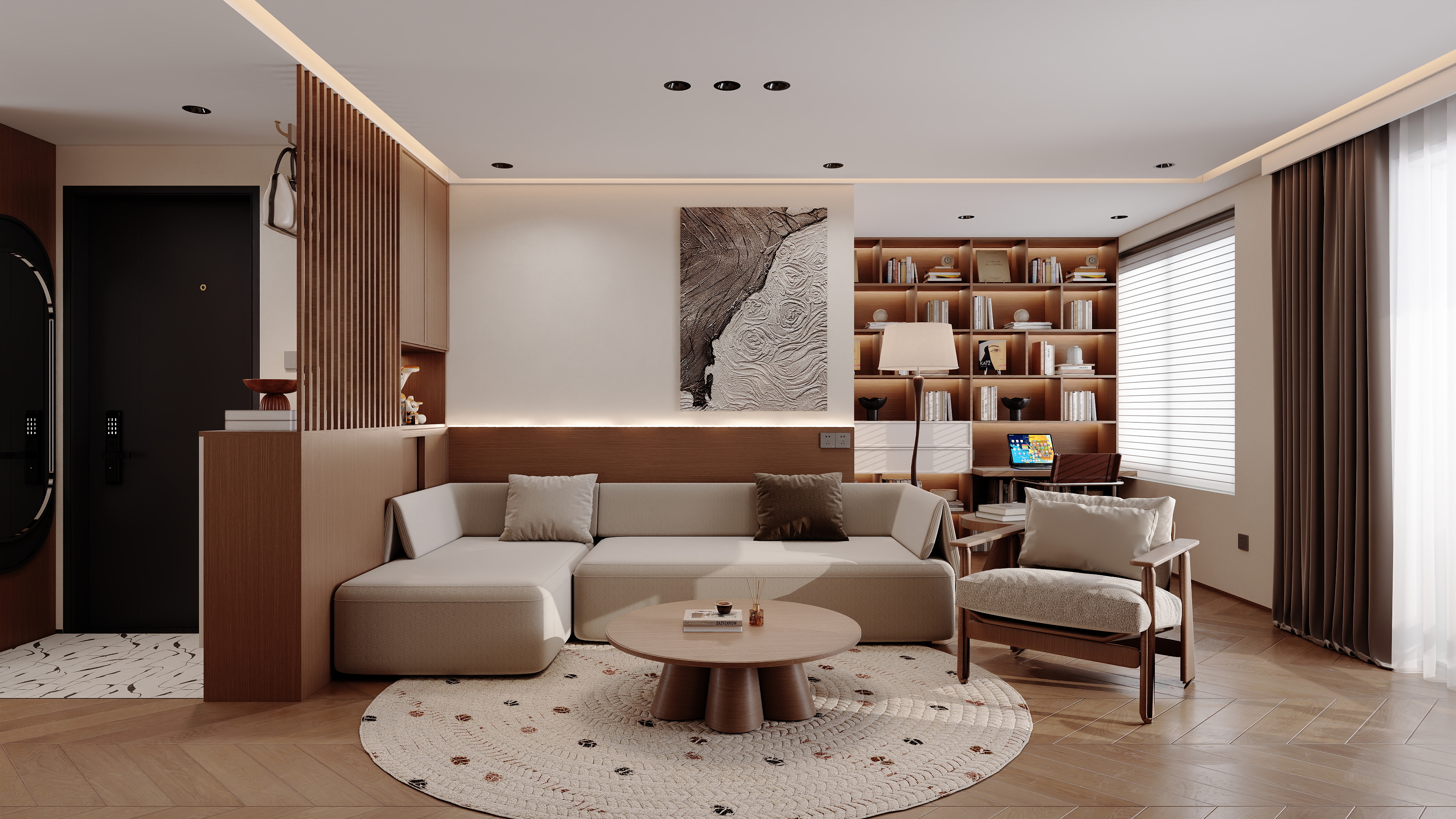 装修设计帮-114㎡2室装修效果图