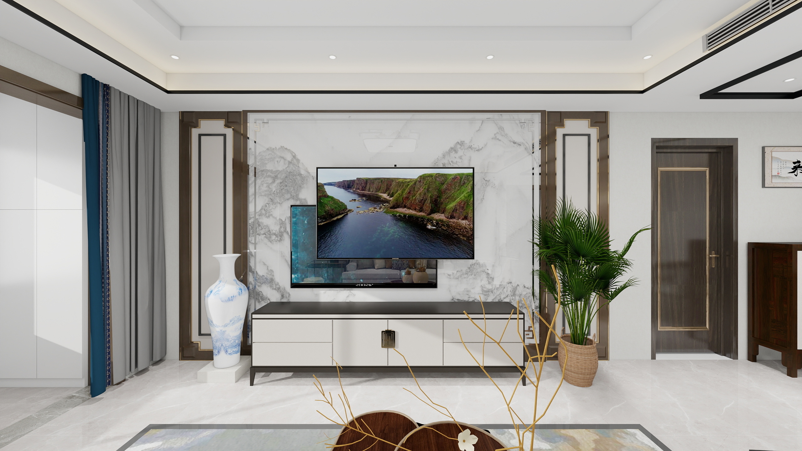 A浪漫飞雪-装修方案139㎡3室-装修设计方案