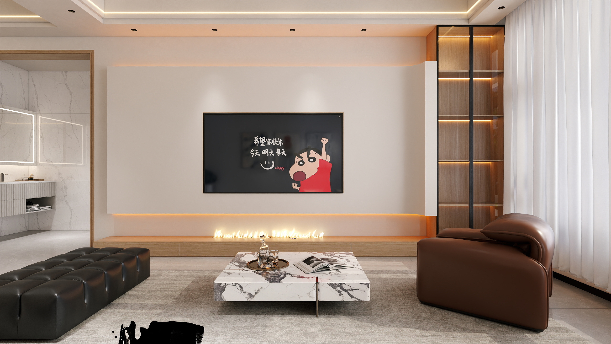 李哈哈室内设计-青海省自建房装修效果图