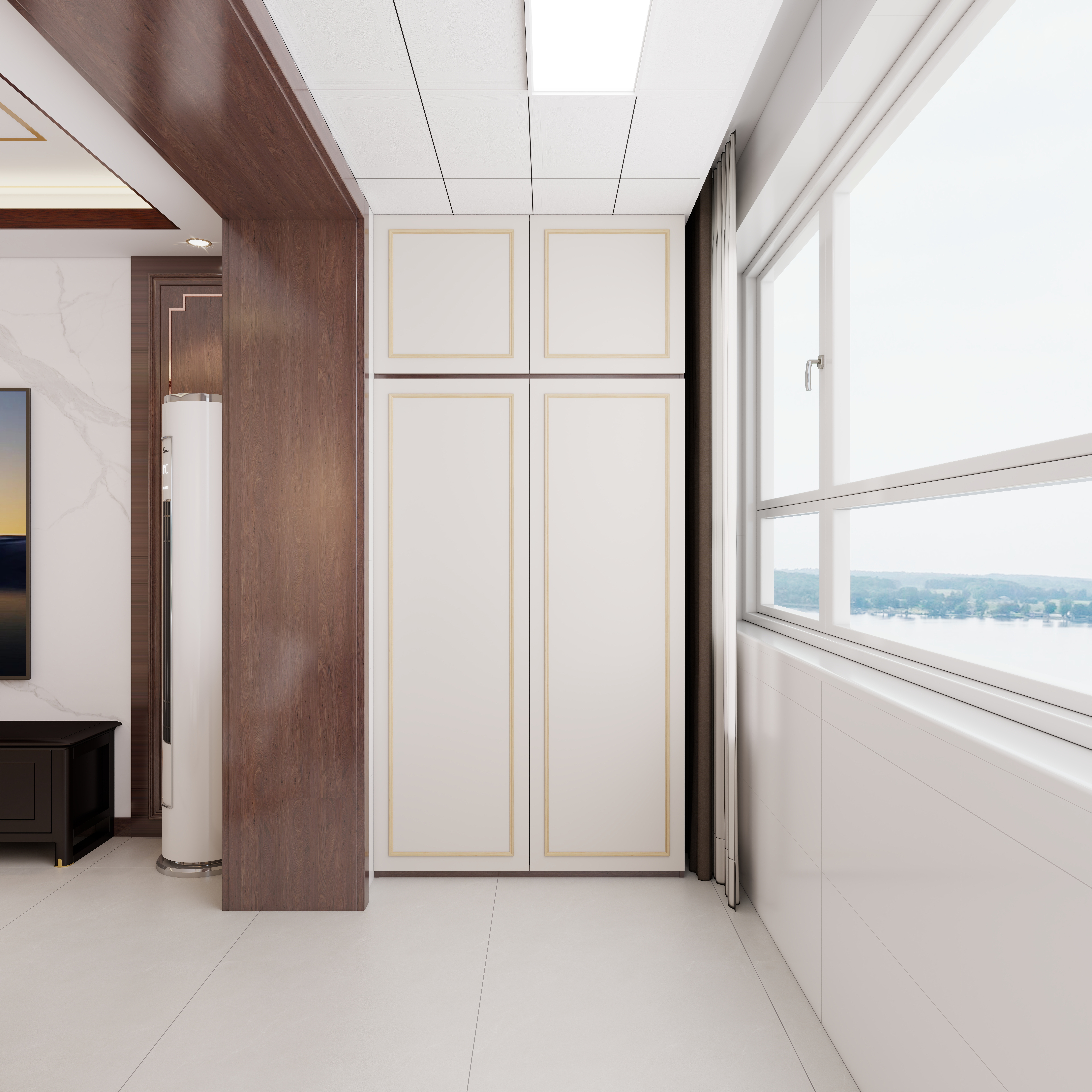 深呼吸丿-107㎡2室装修效果图