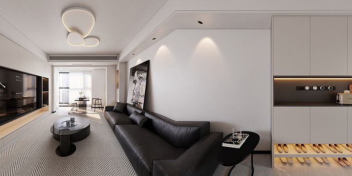 全案设计丨徐月坤-蓝光雍锦源丨现代简约丨120m²-装修设计方案