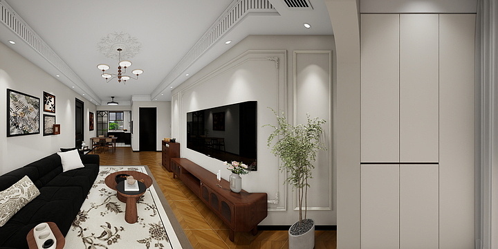 啊涛制造-天池瑞景8#1201-装修设计方案