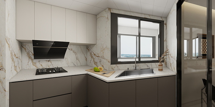 全屋整装效果-ICC凯旋门6-1-4003-装修设计方案