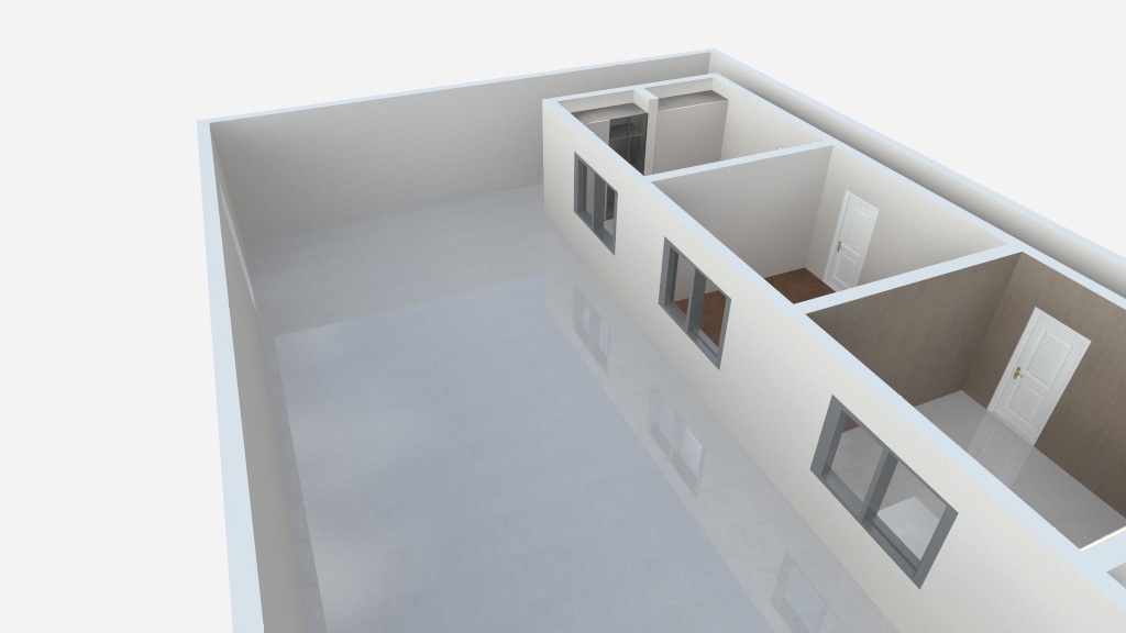 夏雪室内设计-中级实操考核户型-装修设计方案