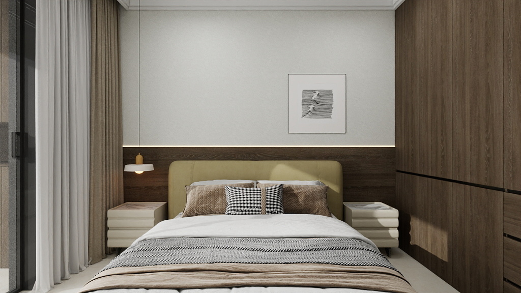 神尾叶子666-君汇活力城29号楼2104 效果图平面 - 副本-装修设计方案