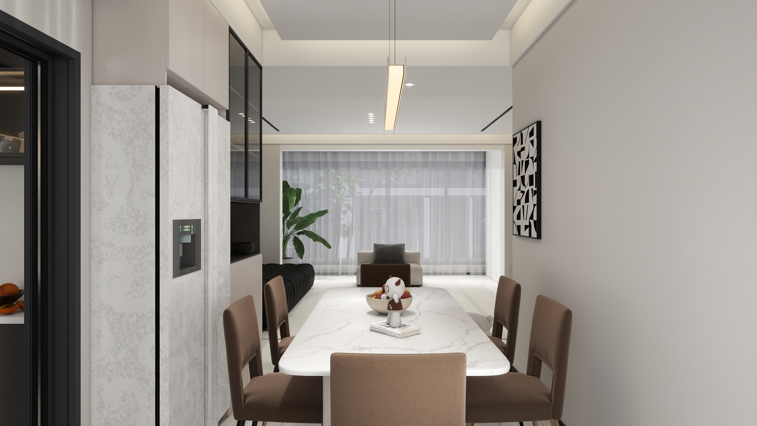 李林-金地云溪九境工业风112㎡3室装修效果图