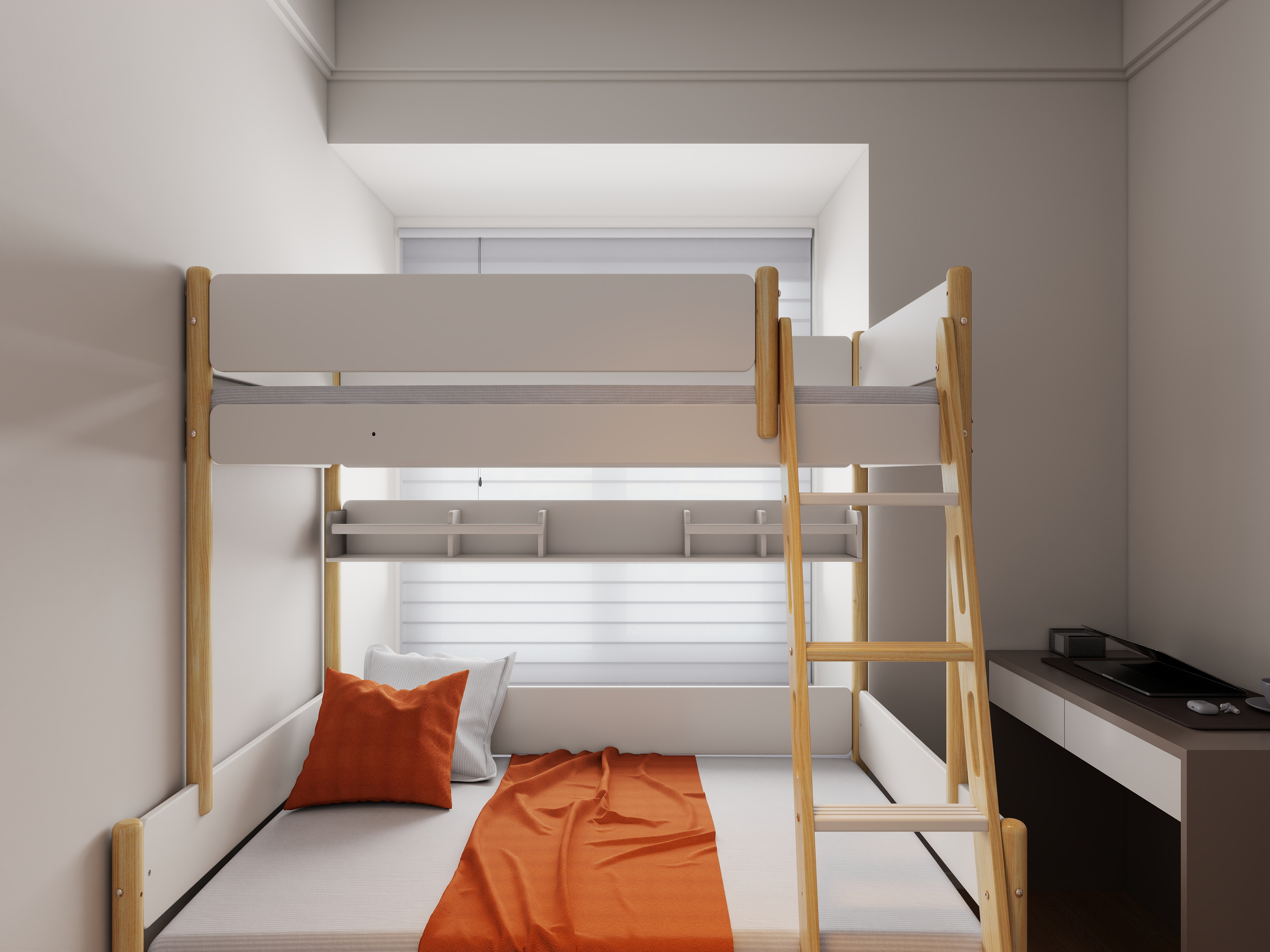 艺雅丽-98平现代奶油  装修效果图