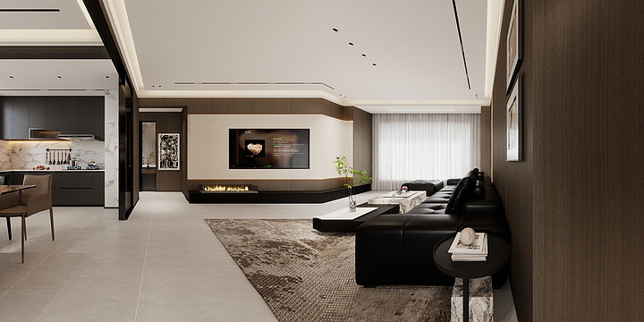 李懿轩-张府铂悦云邸意式轻奢-装修设计方案