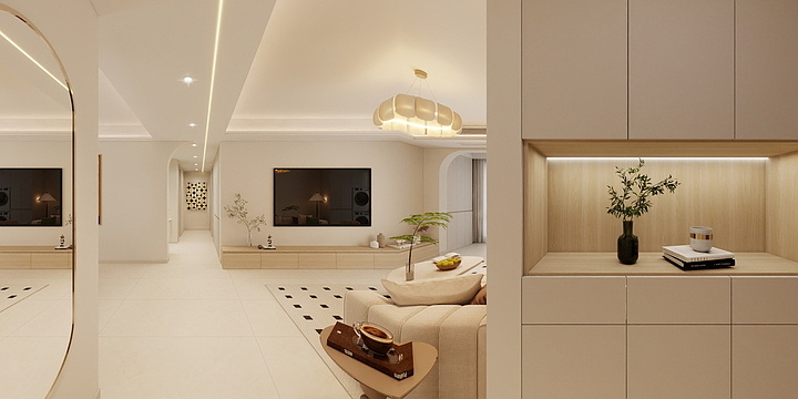 Feng丶设计-120㎡3室-装修设计方案