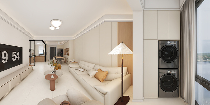 BlcdoIDD-定WJJ-5-8-46家装布局+全屋全景效果图-装修设计方案