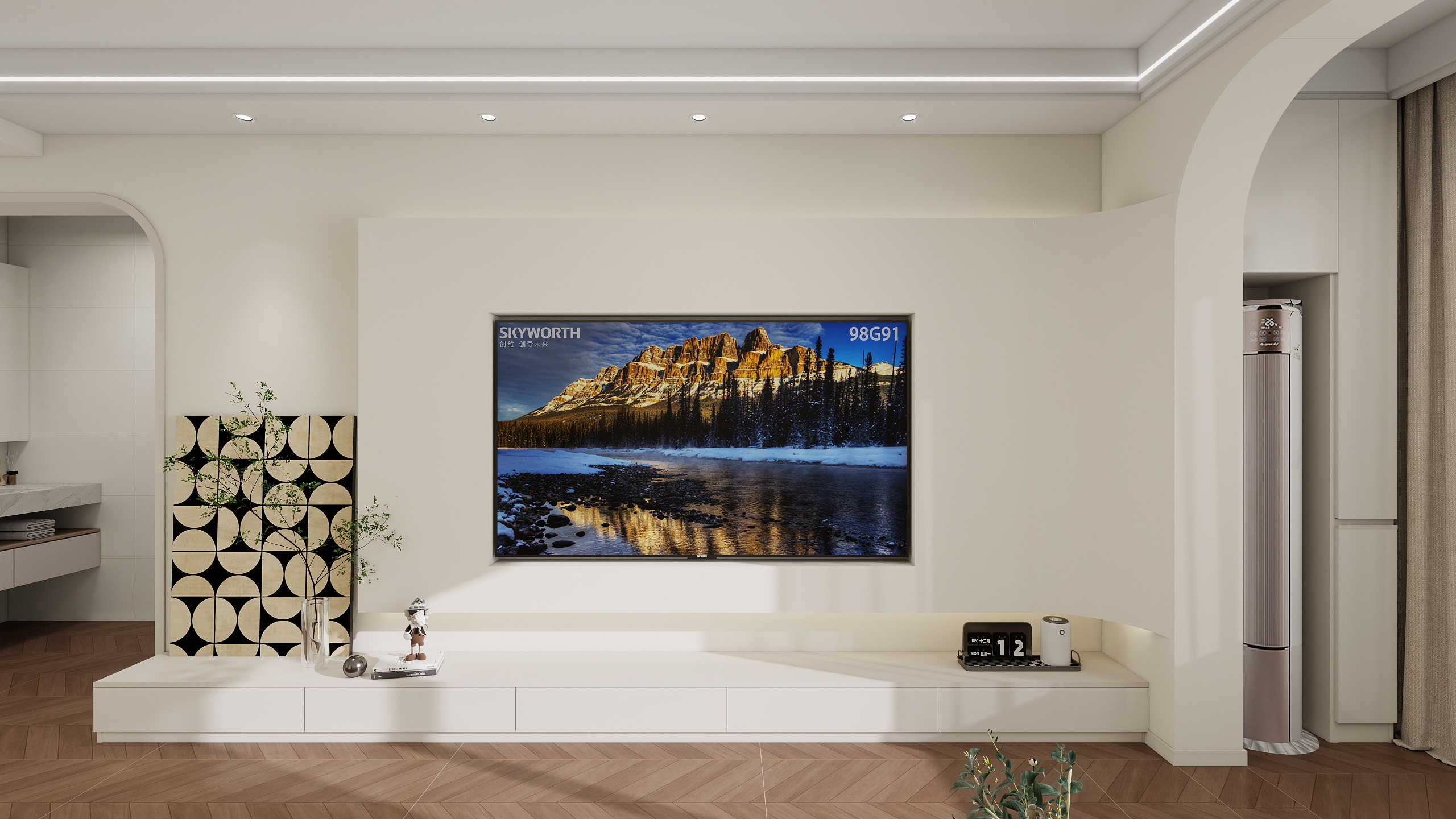 敏玉子-110m²奶油风 -装修设计方案