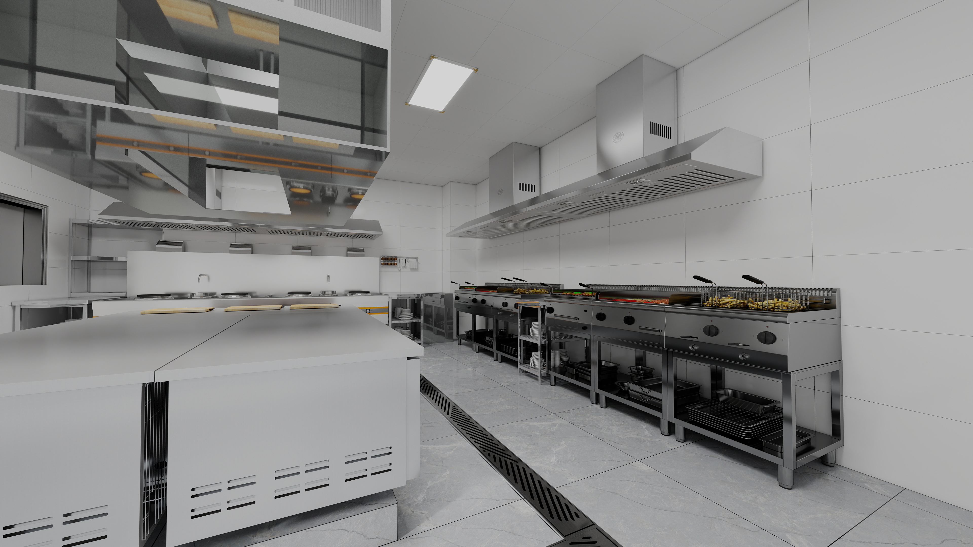 郭有道设计工作室-烧烤店-厨房-装修设计方案