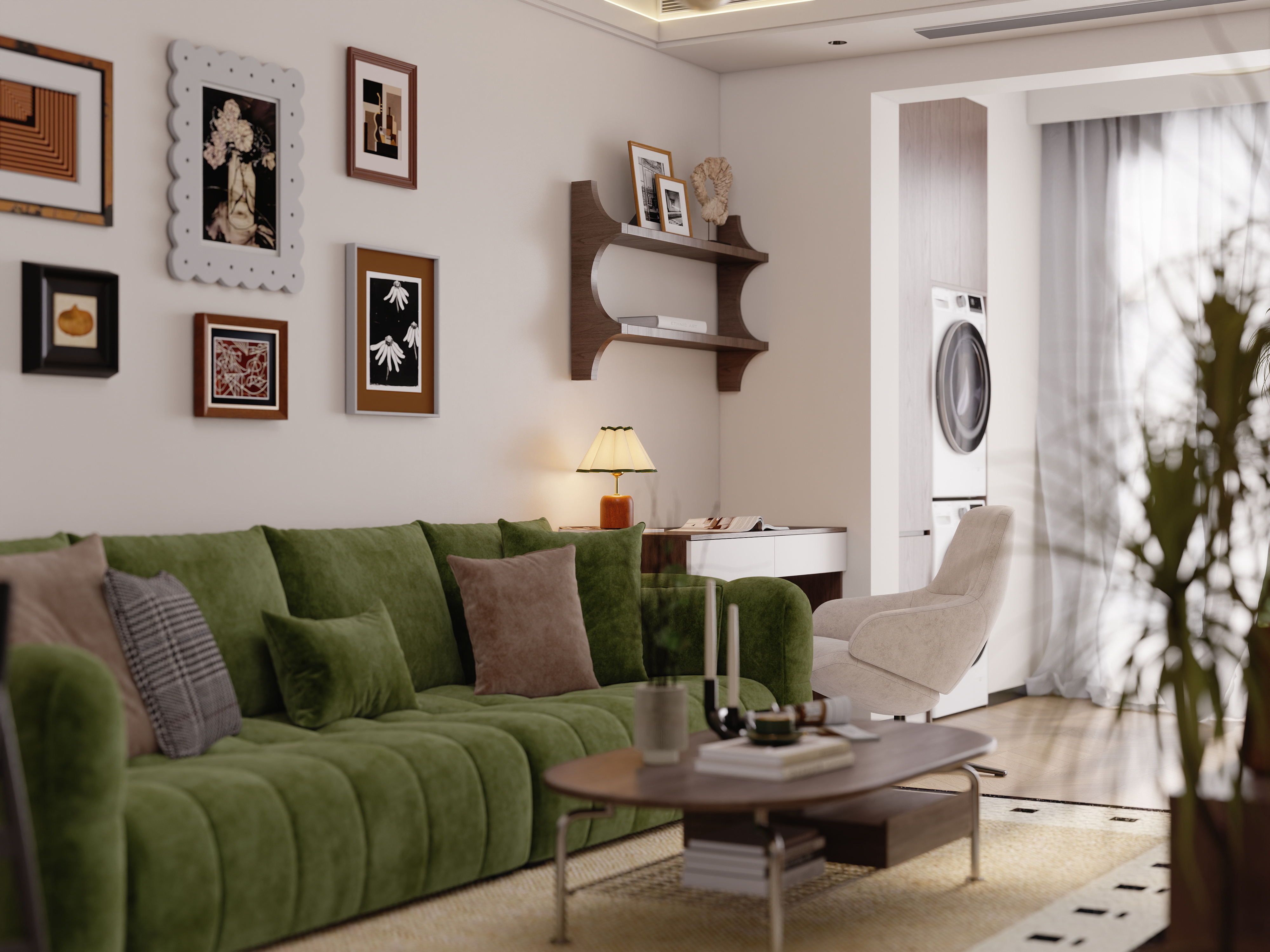 设计师1朱工-中古风-装修设计方案