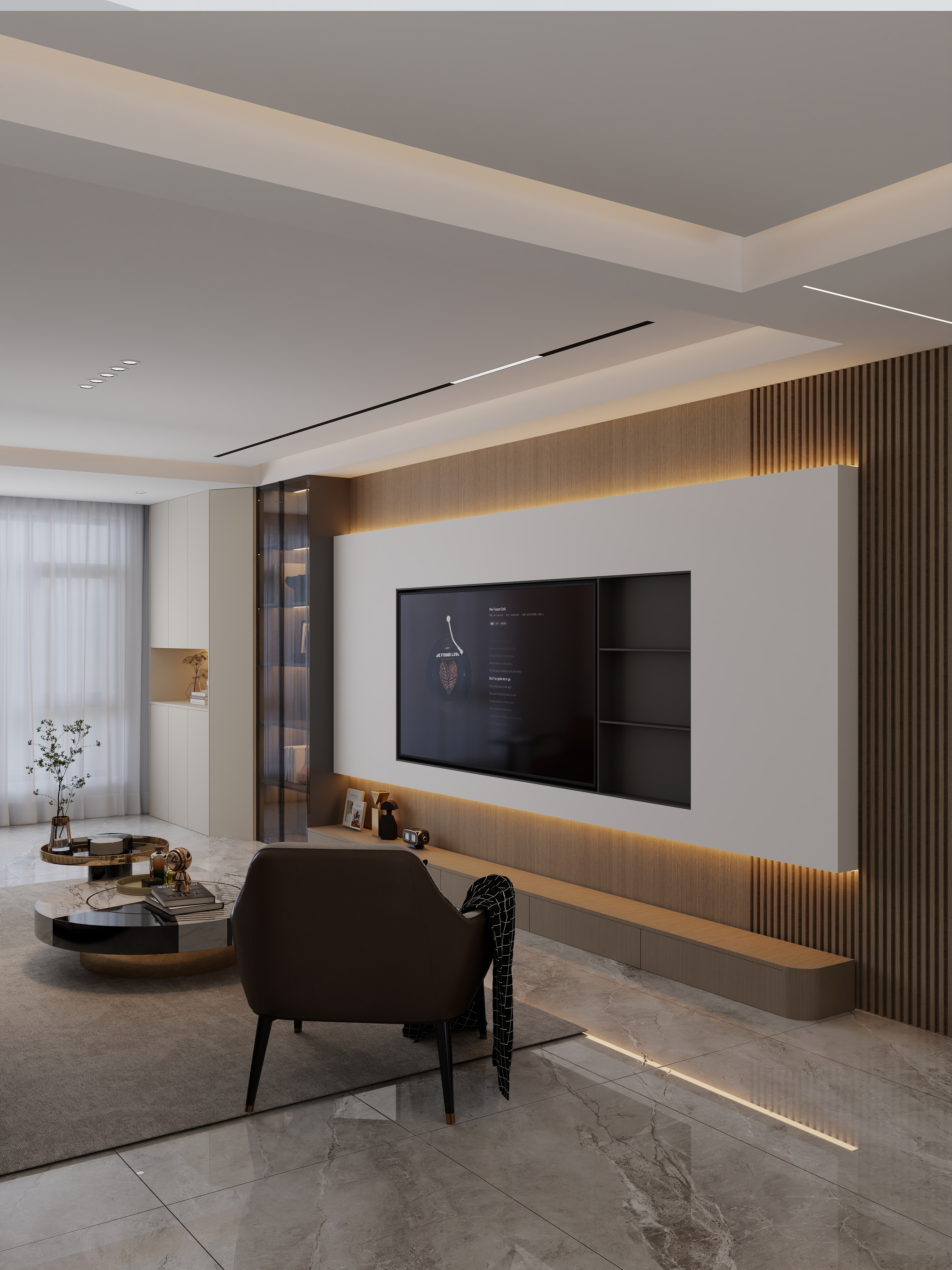 Qiao-设计师-140㎡意式客餐厅-装修设计方案