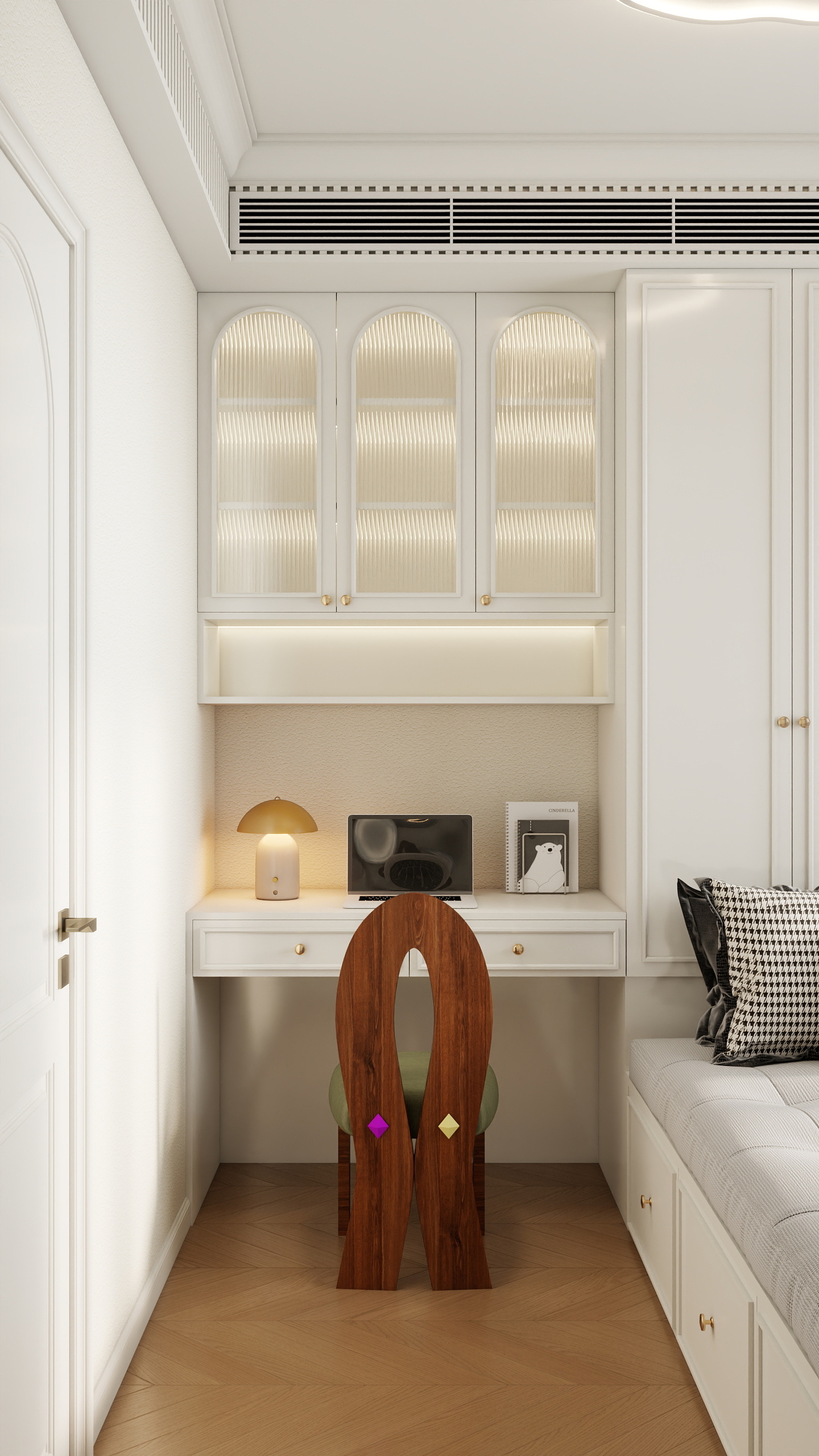 李青越-法式三卧室装修效果图