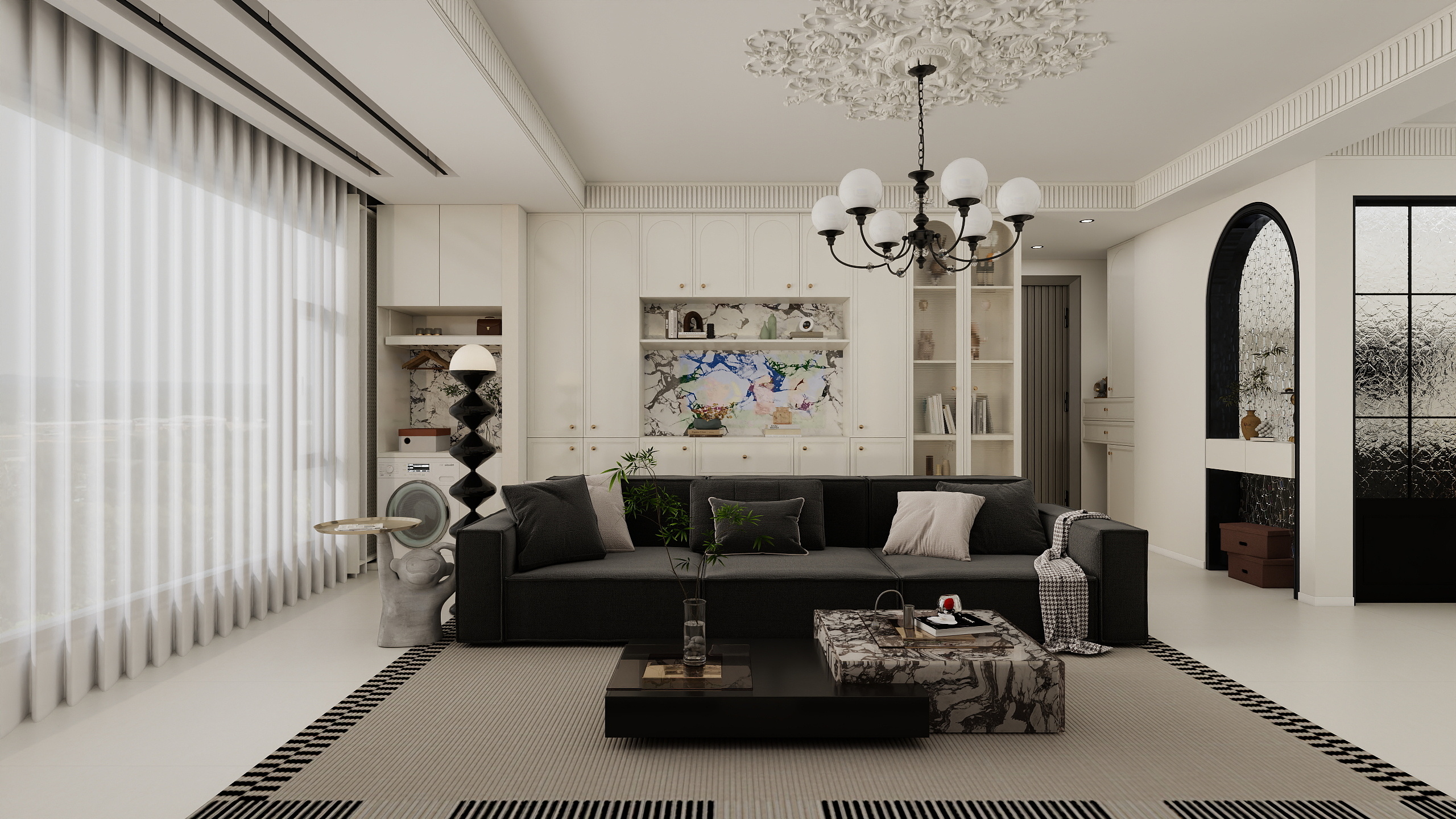 xin航-118㎡泽信拾光名著法式-装修设计方案