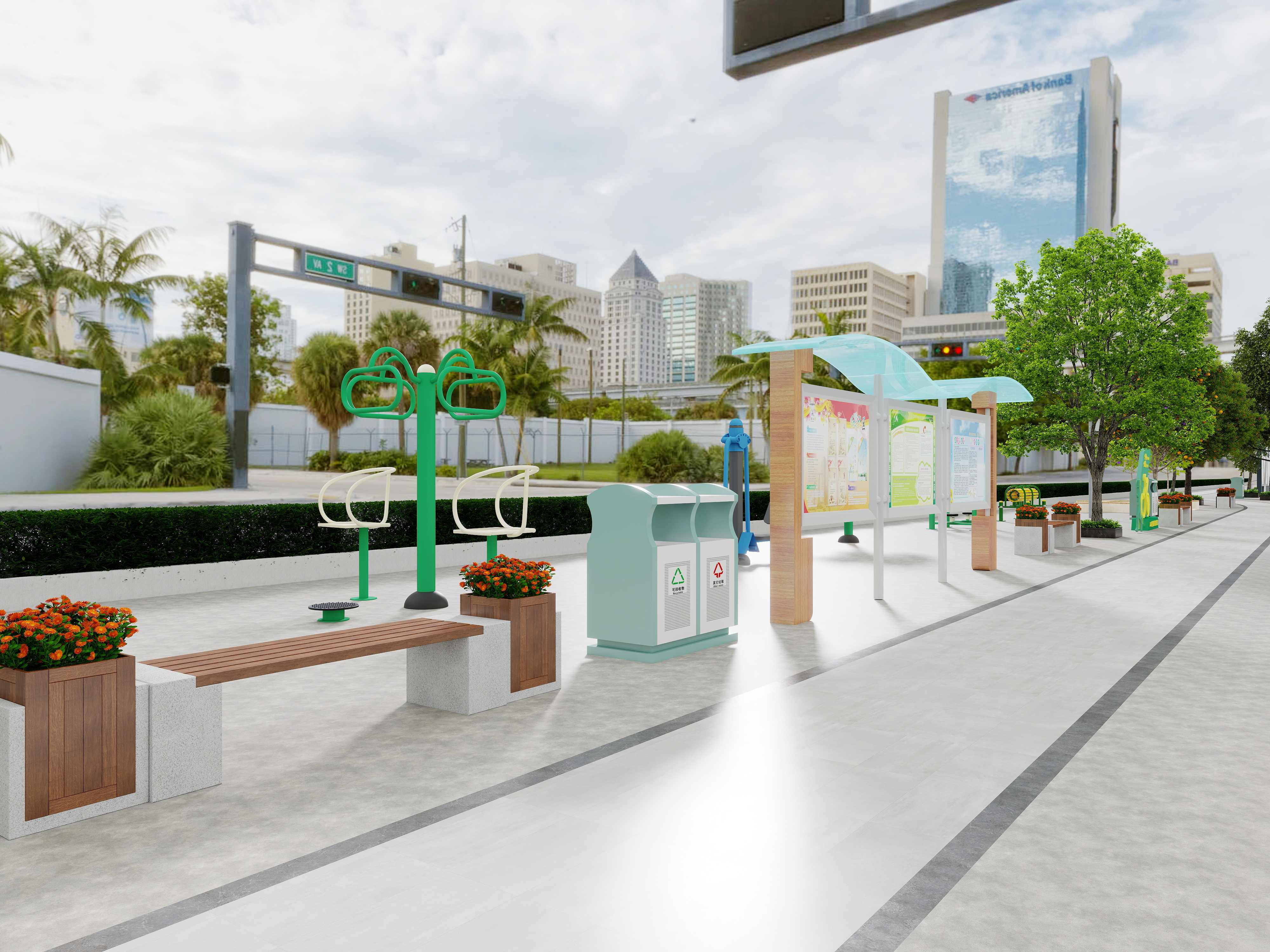 壹诺设计工作室-公园 装修效果图