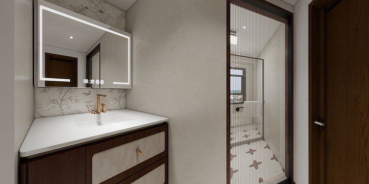 木鱼泡泡-金茂悦1甲401-装修设计方案