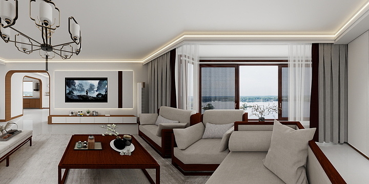 昨夜起风-紫光秀苑-装修设计方案