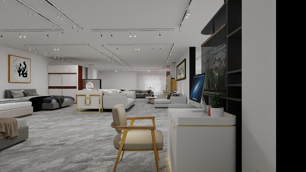 米奇视觉小龙-广州黄石西路第六空间家居大都会-装修设计方案