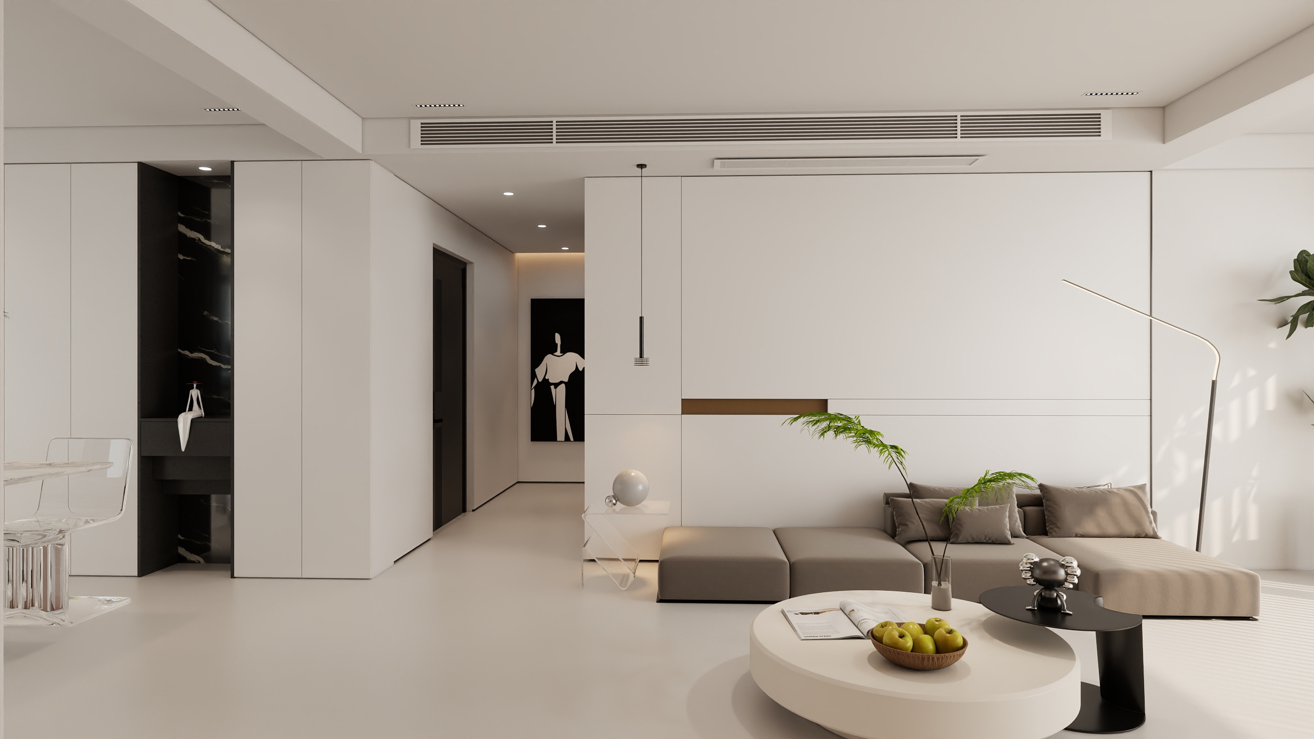 重阳111-现代极简128m²四室-装修设计方案