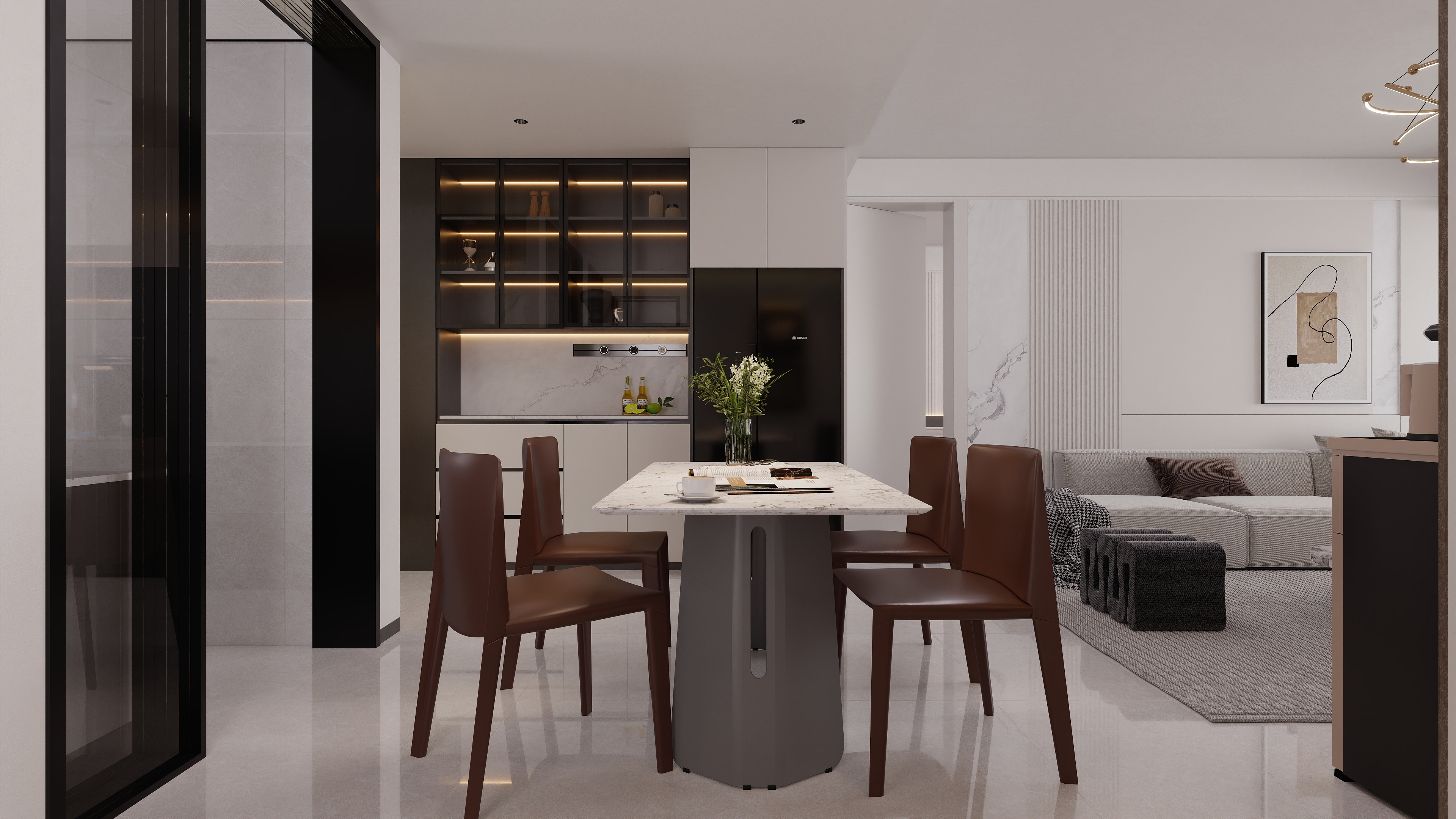 设计师1朱工-现代简约意式-装修设计方案