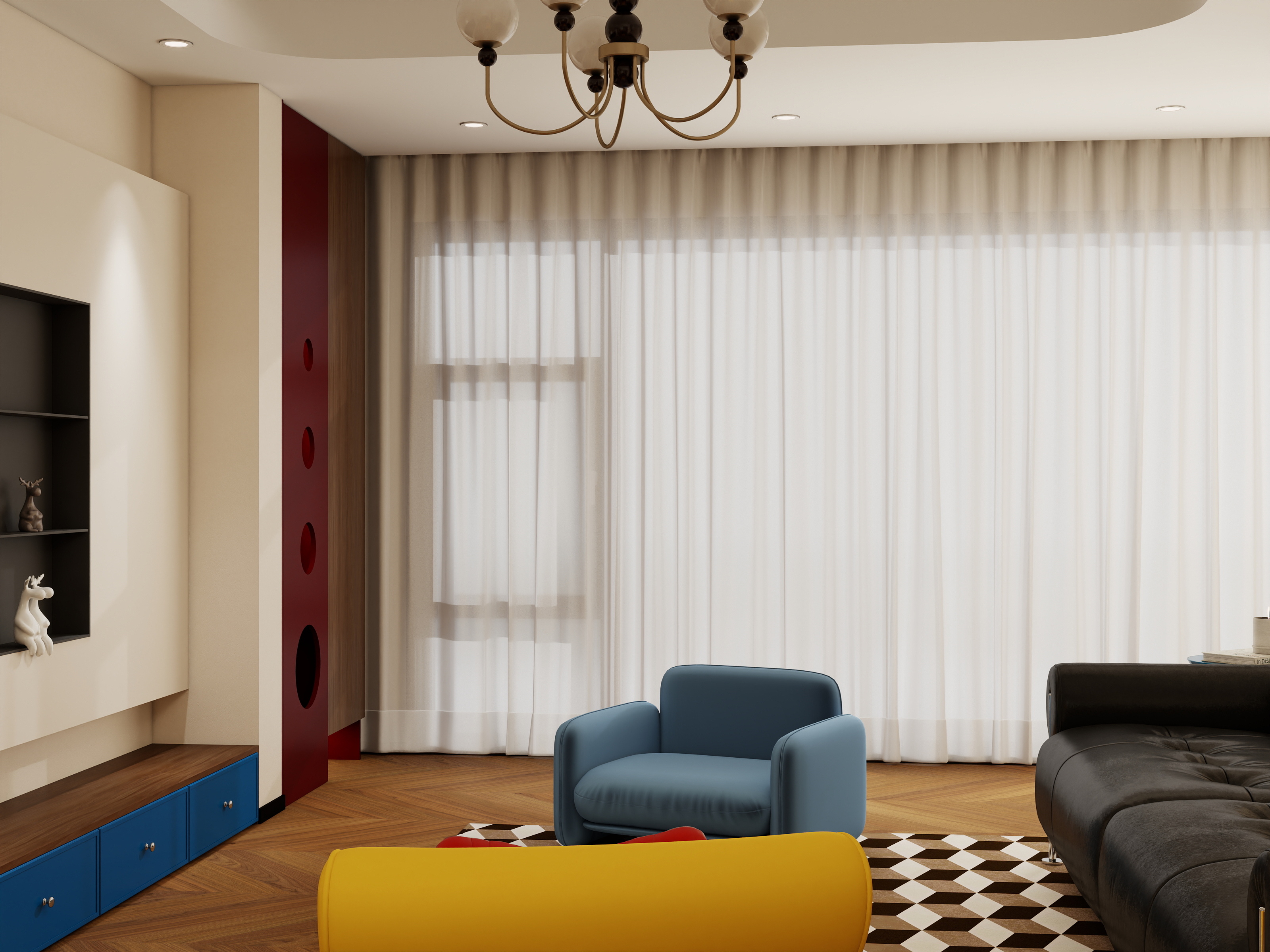 意程嘉全屋定制工厂-重庆 华宇御璟悦来三期私宅0712中央空调新风后改-装修设计方案