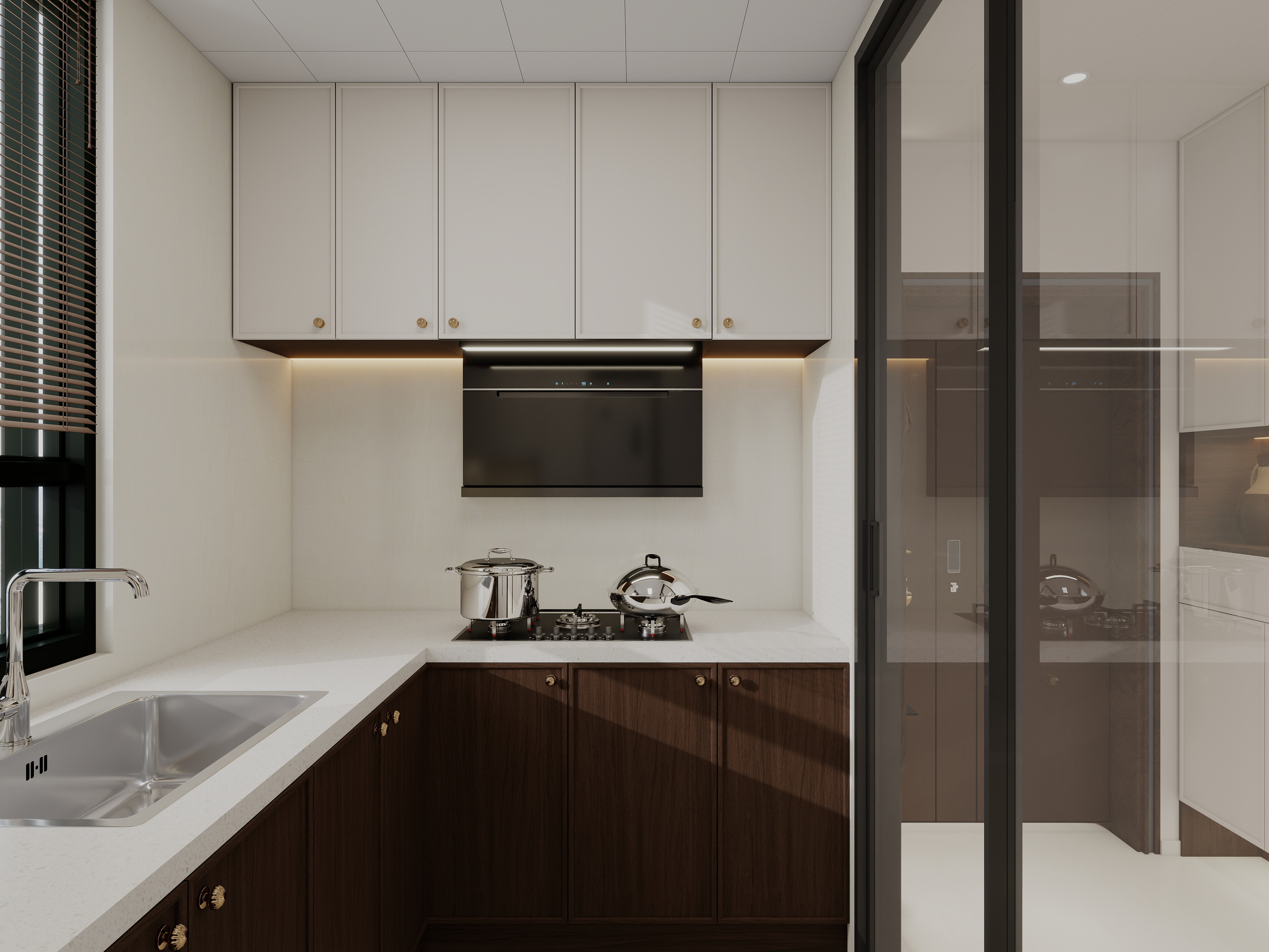 艺雅丽-96平中古风  装修效果图