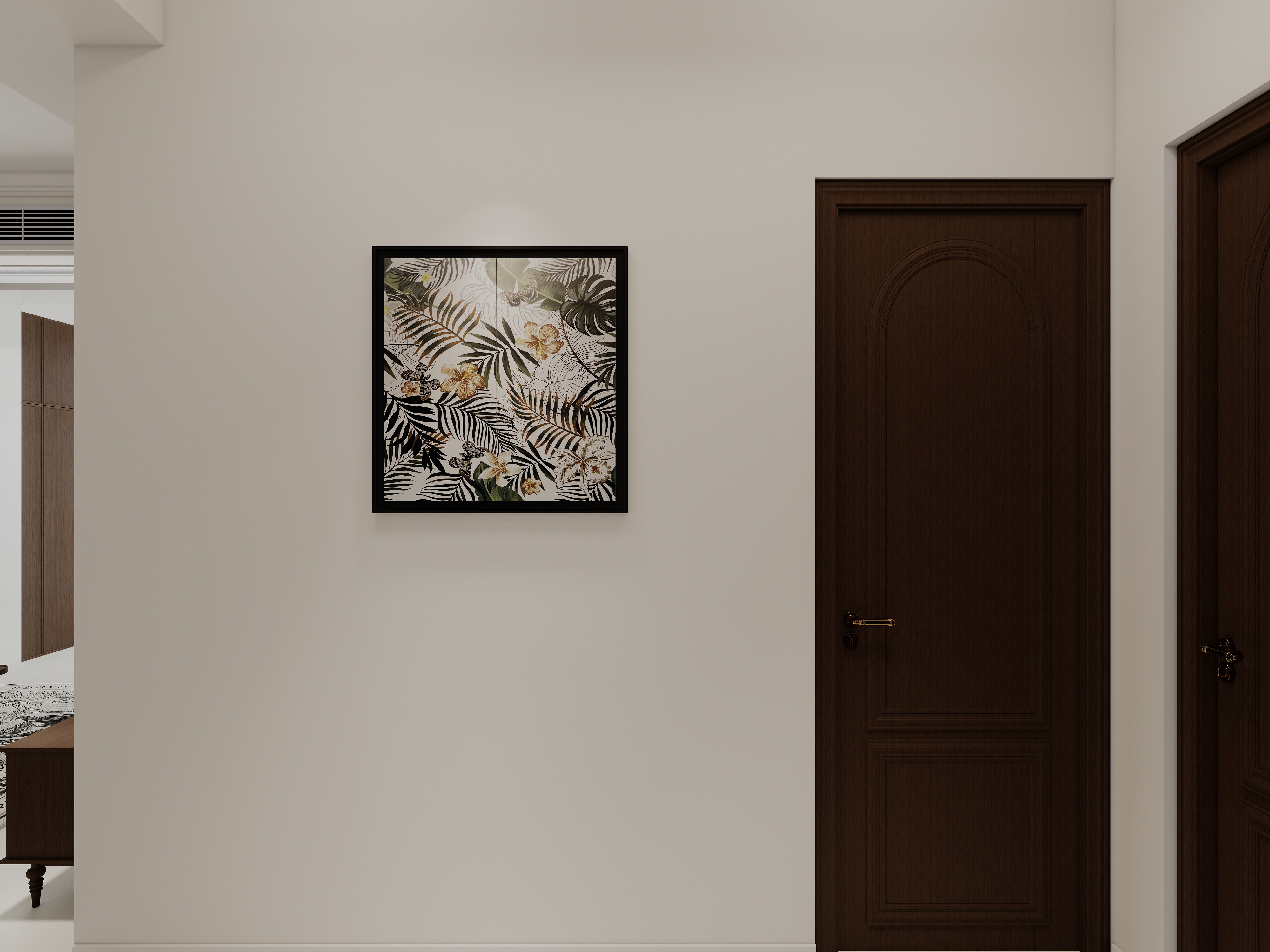 艺雅丽-96平中古风  装修效果图