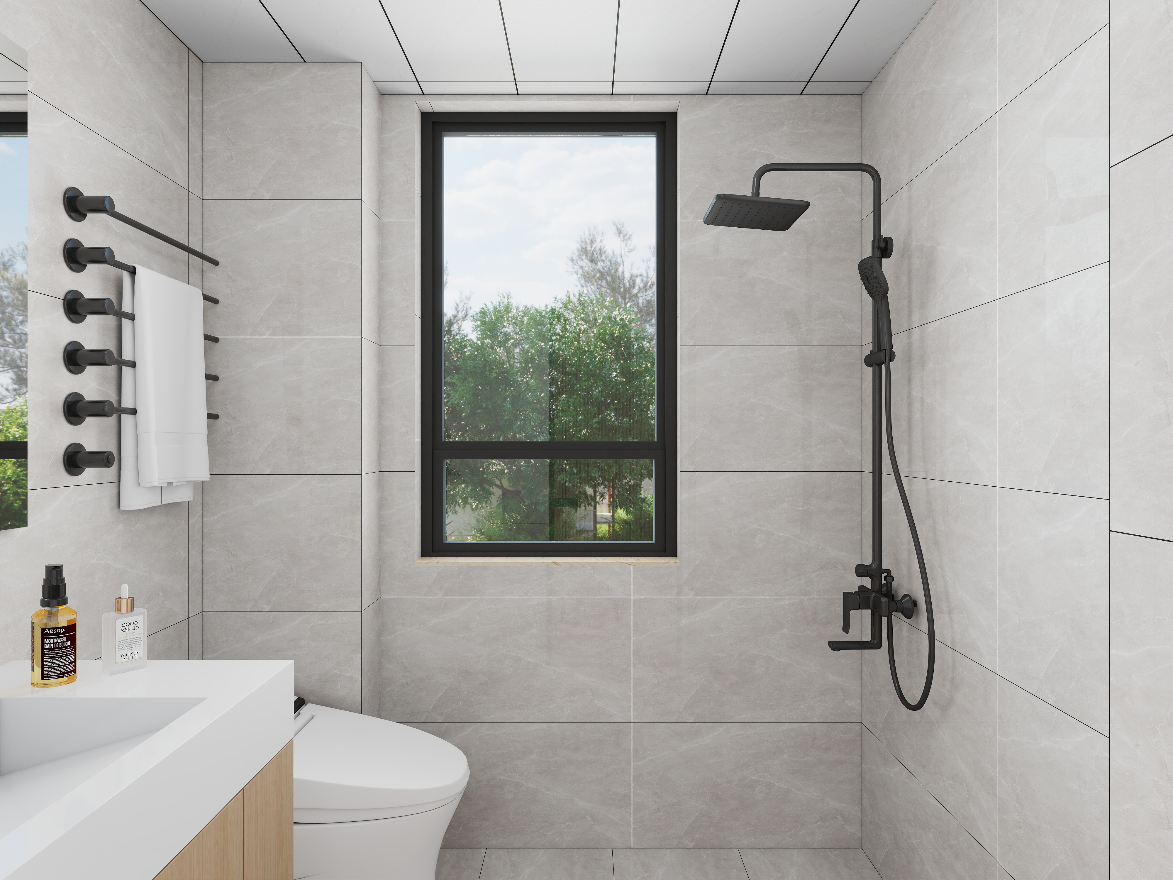 艺雅丽-95平现代简约 装修效果图