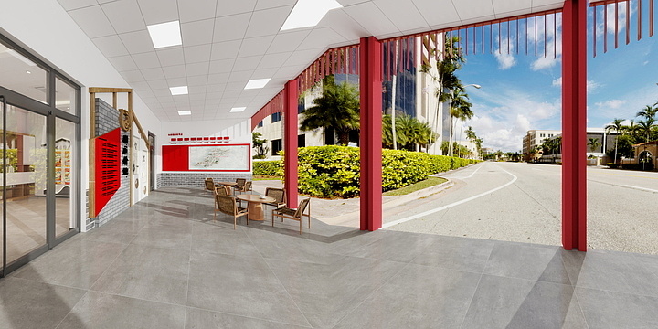 在线设计方案-公庄圩镇客厅建筑改造图（装修） - 副本-装修设计方案