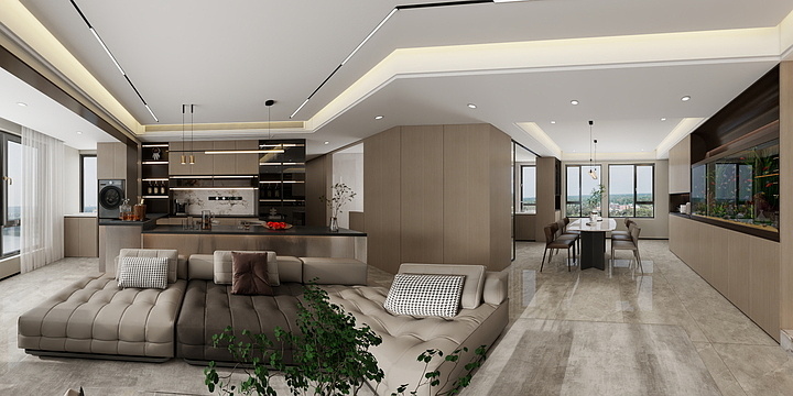 全屋整装效果-（现代）象屿10-2505-装修设计方案