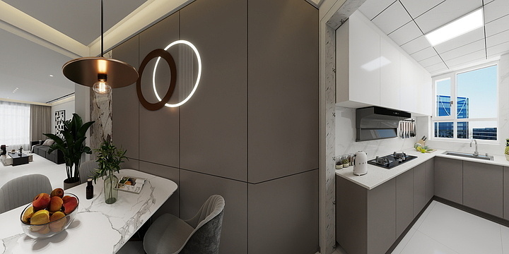 峰少出品的-龙腾书香苑88平效果图-装修设计方案