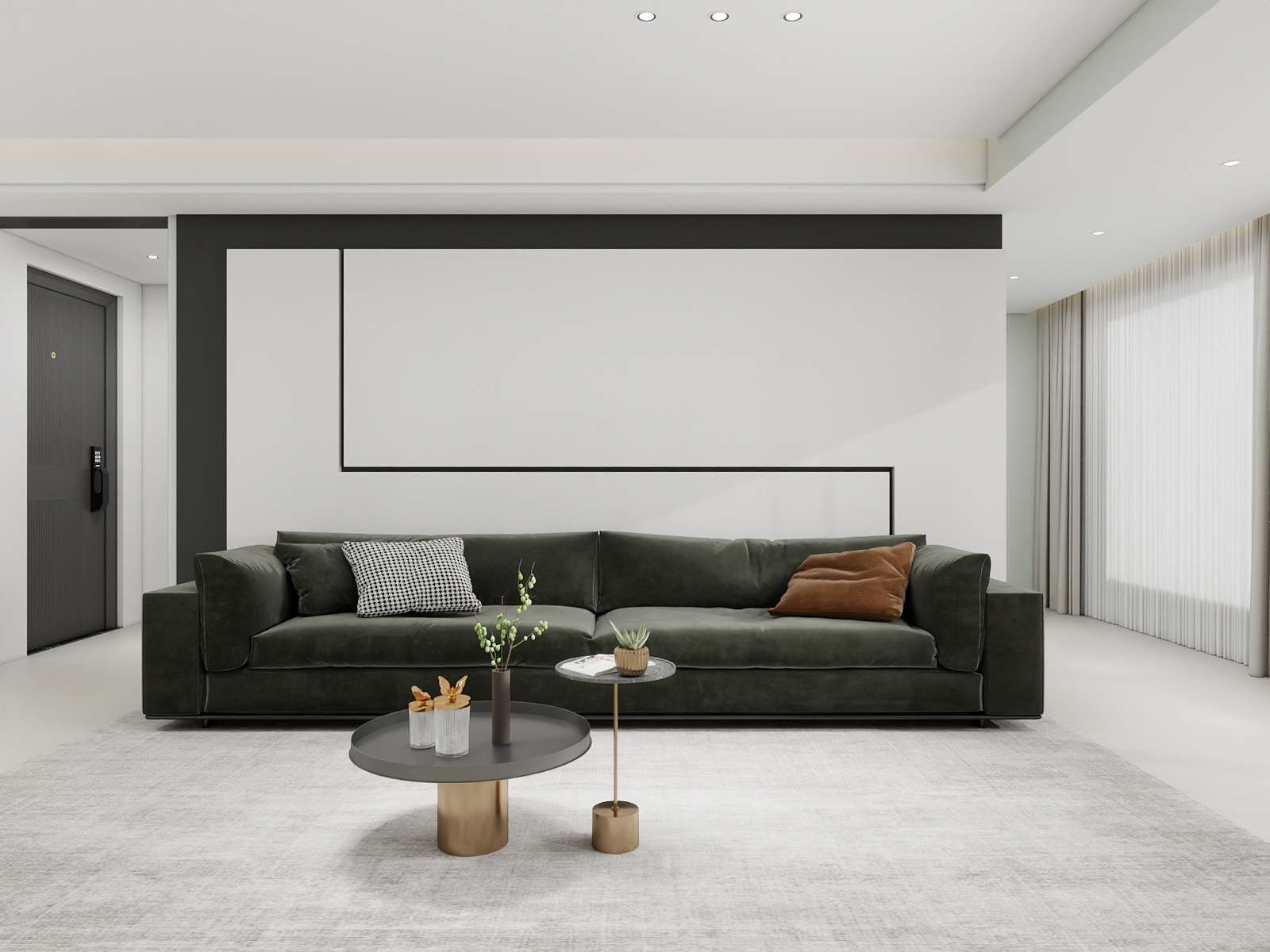 500一套_韩昊霖-现代风格135平装修效果图