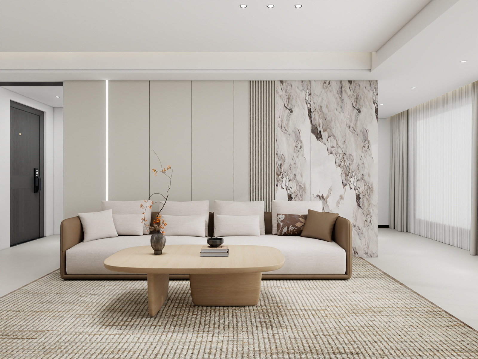 500一套_韩昊霖-原木风135平装修效果图