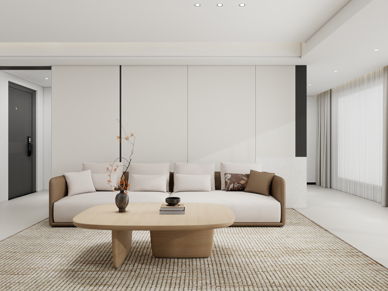 500一套_韩昊霖-原木风135平装修效果图