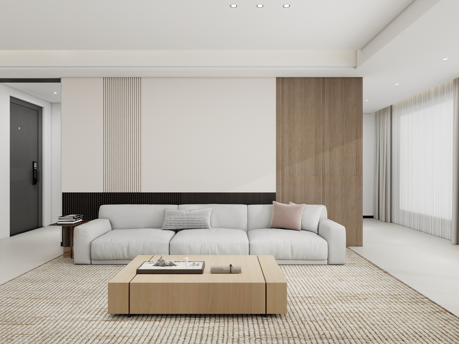 500一套_韩昊霖-原木风135平装修效果图