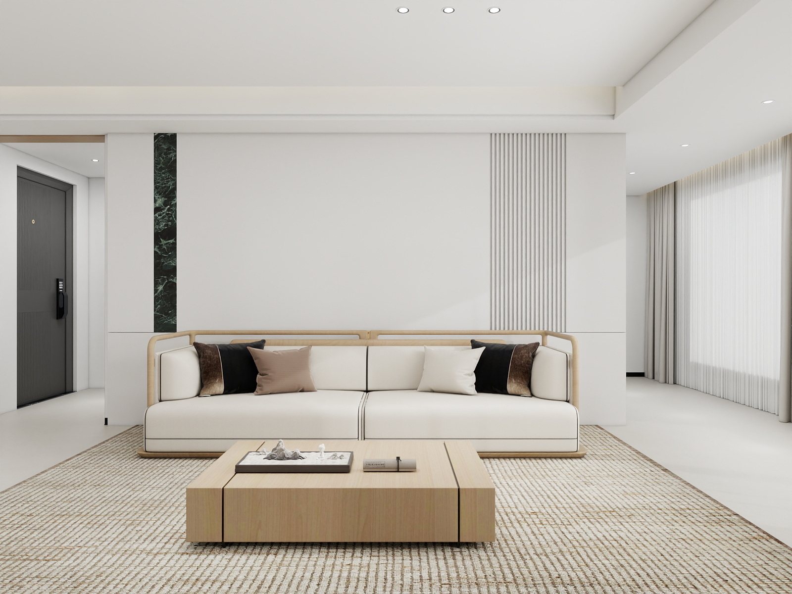 500一套_韩昊霖-原木风135平装修效果图