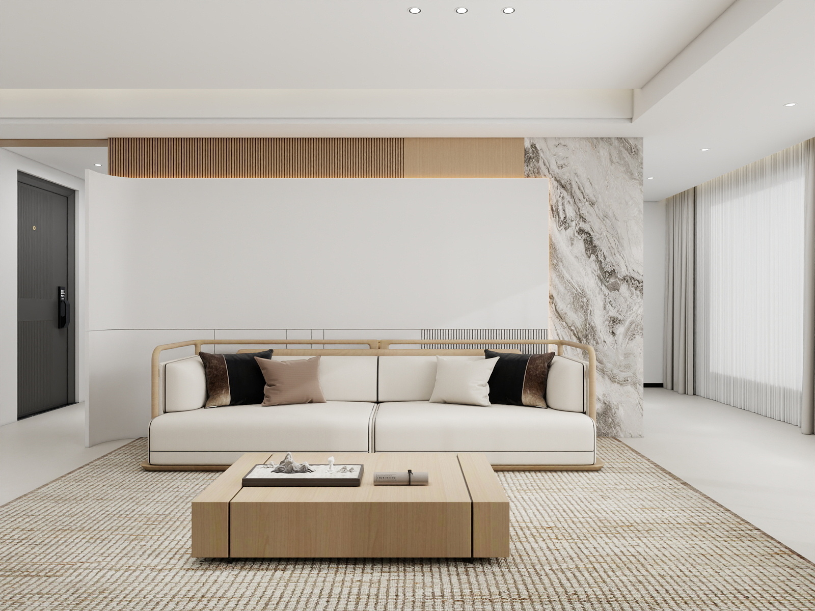 500一套_韩昊霖-原木风135平装修效果图