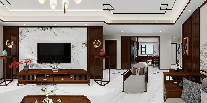 会武术的设计师-丰盛央著119 - 新中式-装修设计方案