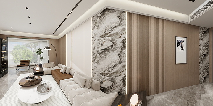 陈设计在青岛-悦和美景-装修设计方案