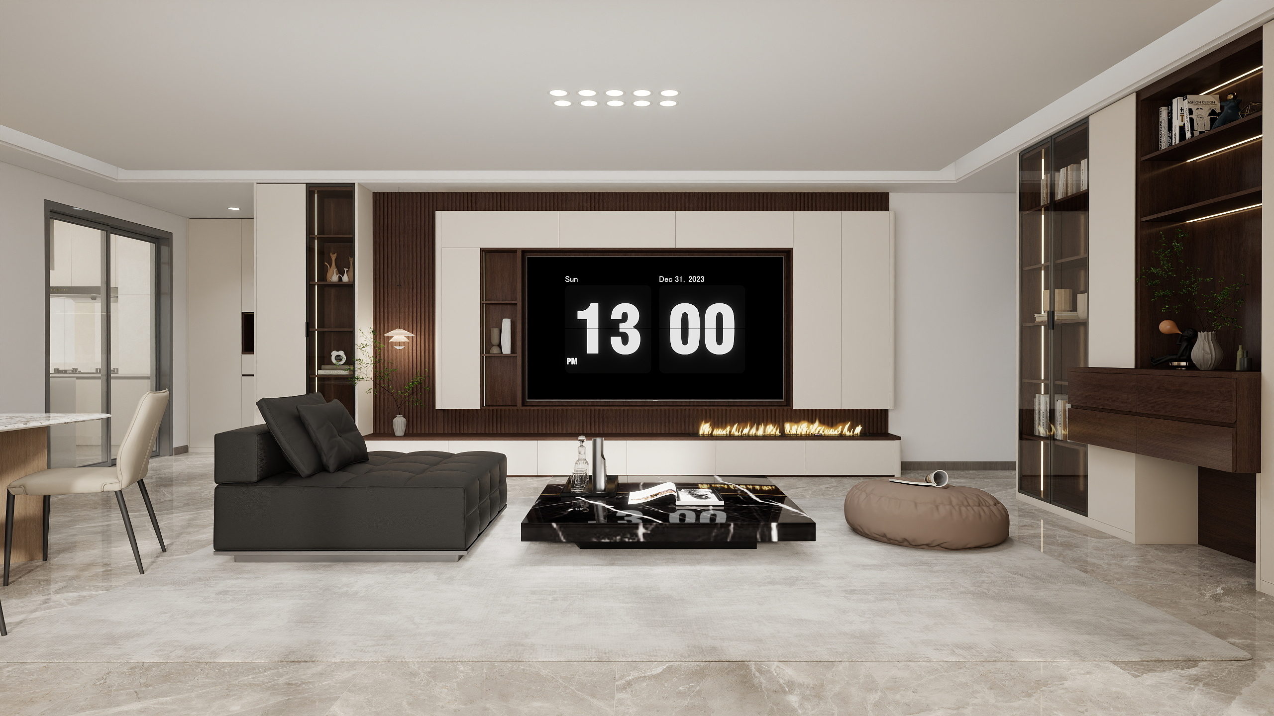 YCspace阿骏-三盛汝悦铭著117㎡3室装修效果图