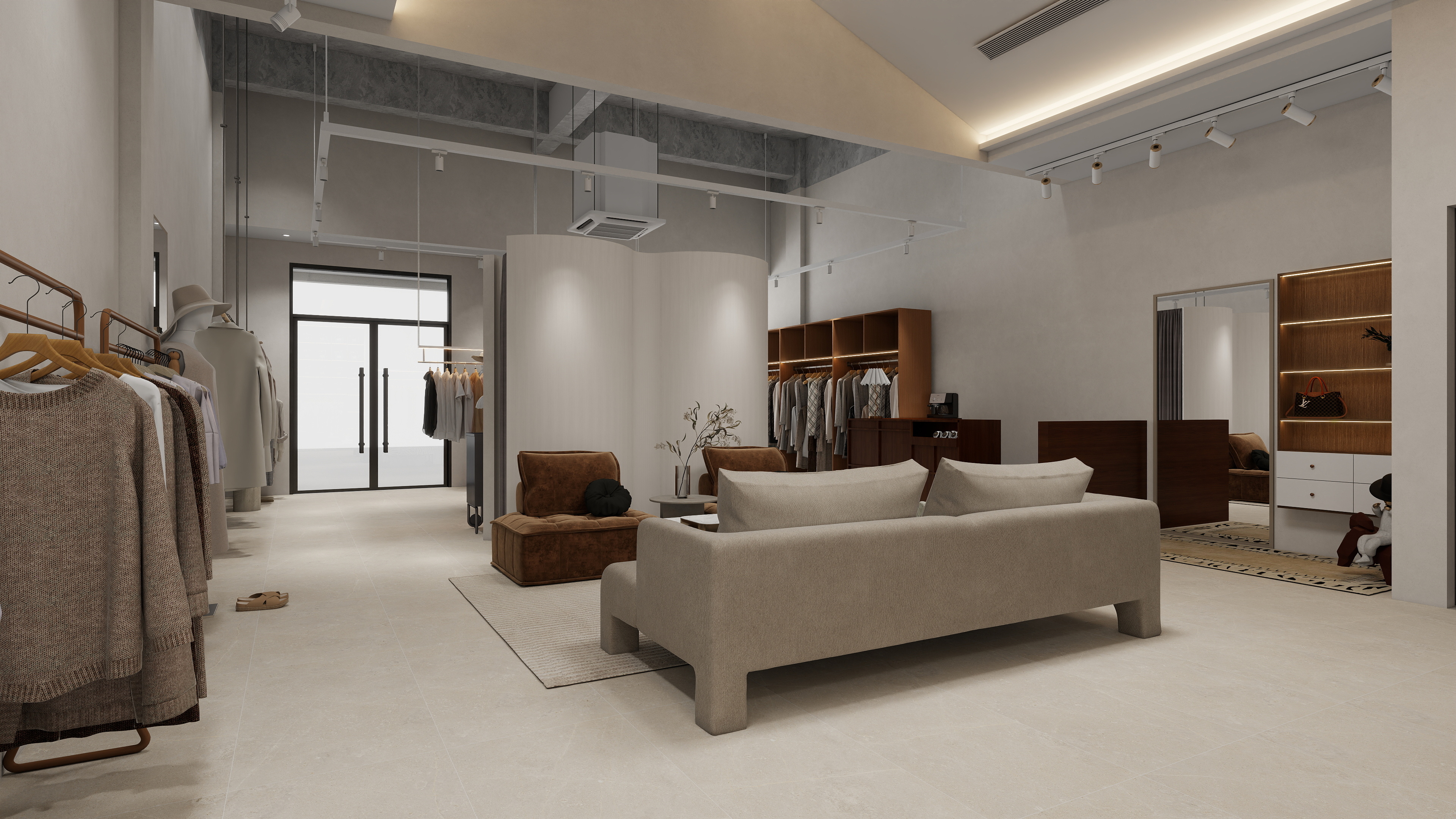 阮阮小仙女wlXA-恒大近邻衣女装店-装修设计方案