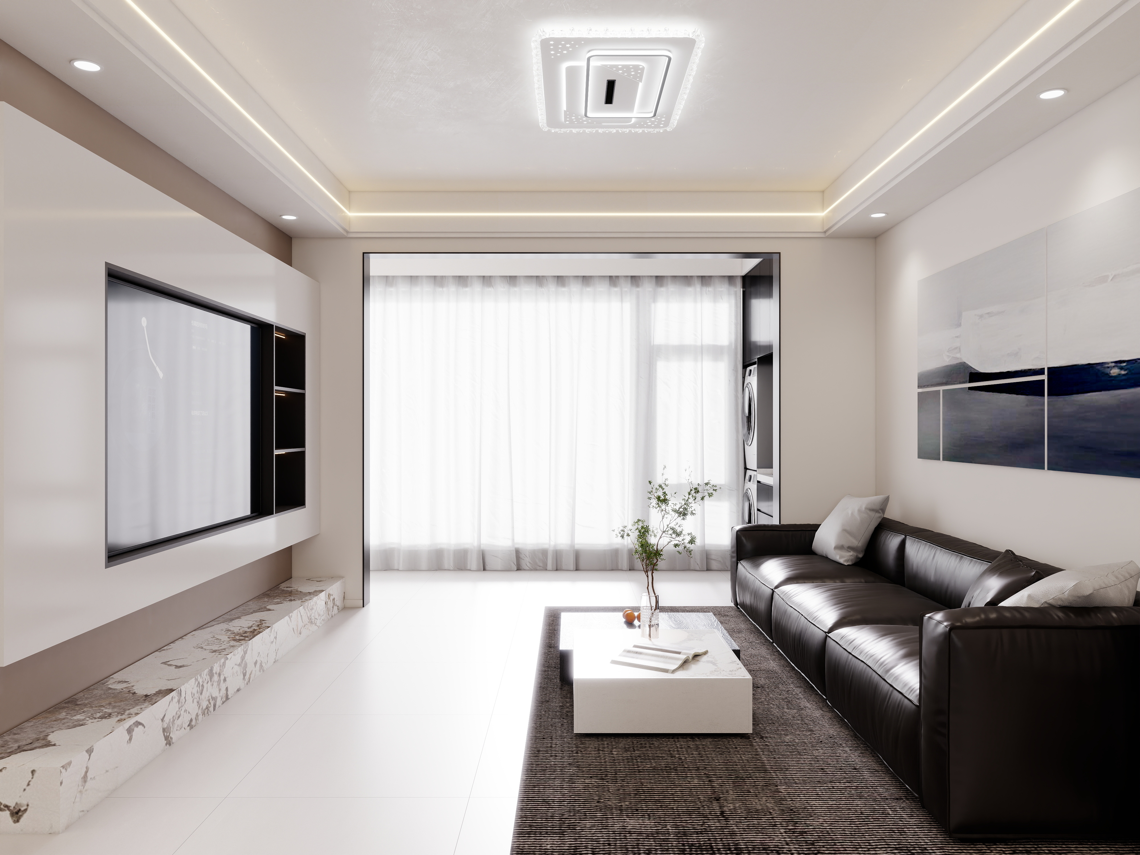 壹诺设计工作室-现代简约 装修效果图