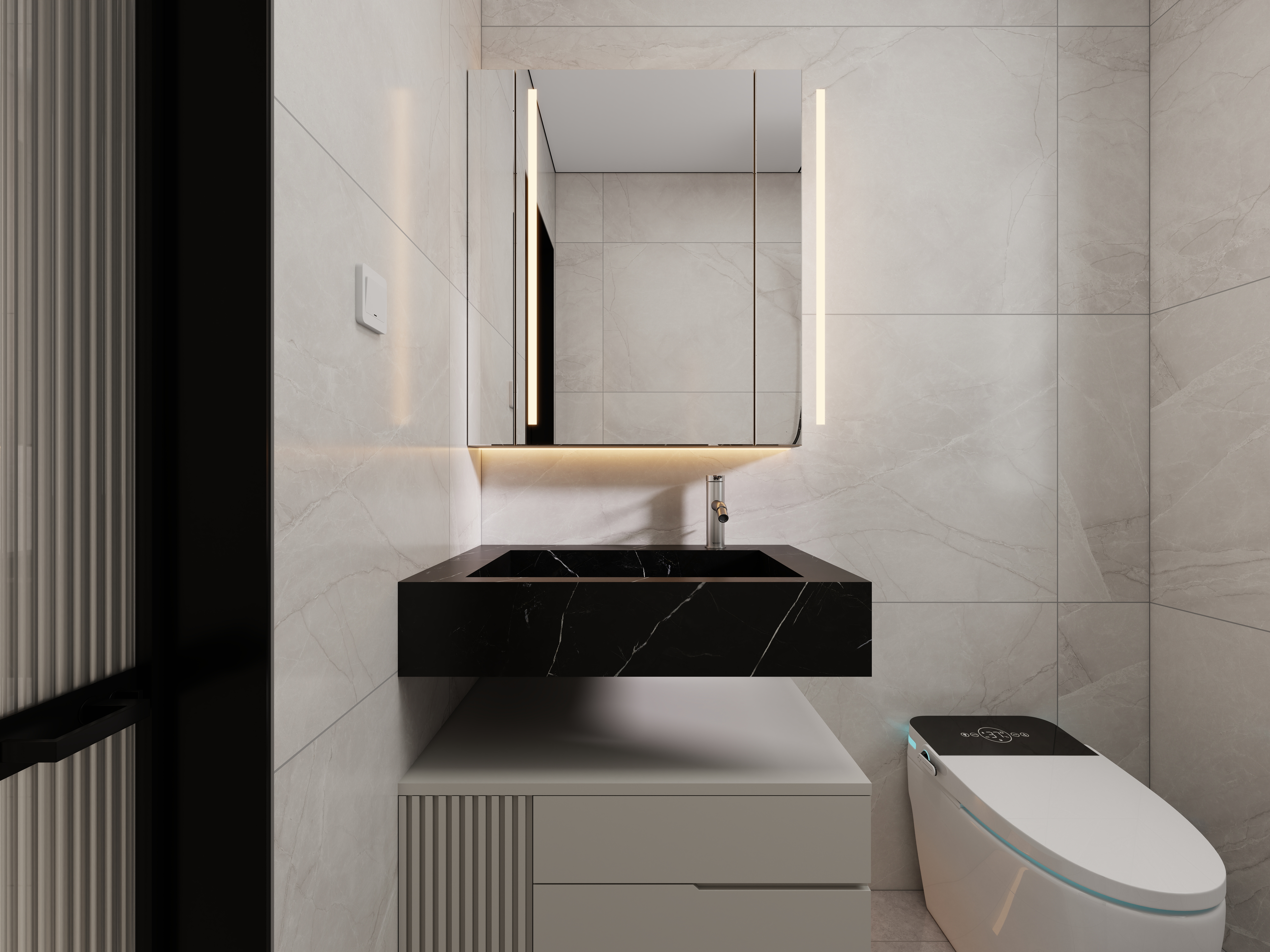 艺雅丽-104平现代简约 装修效果图