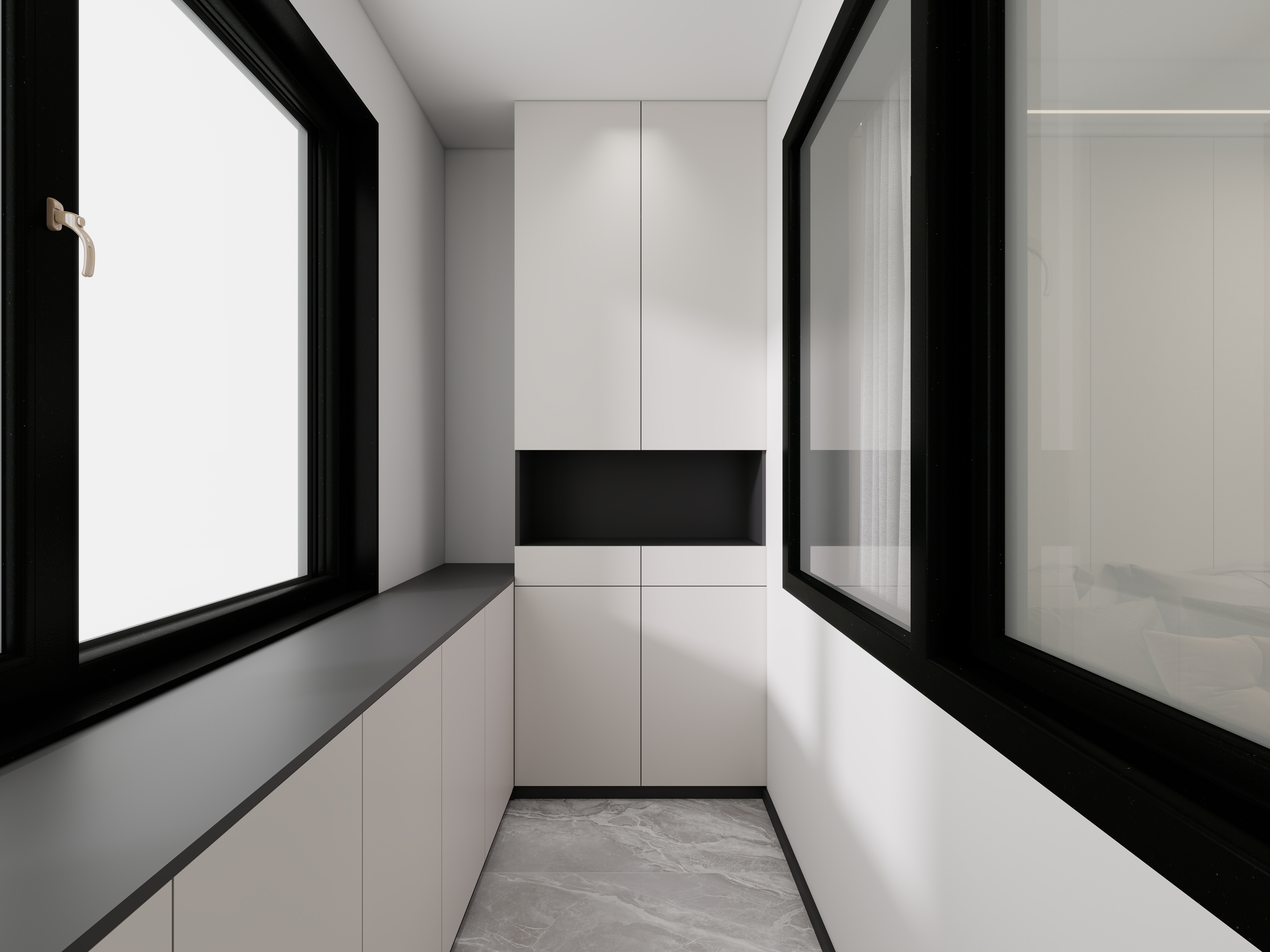 艺雅丽-119平现代极简 装修效果图