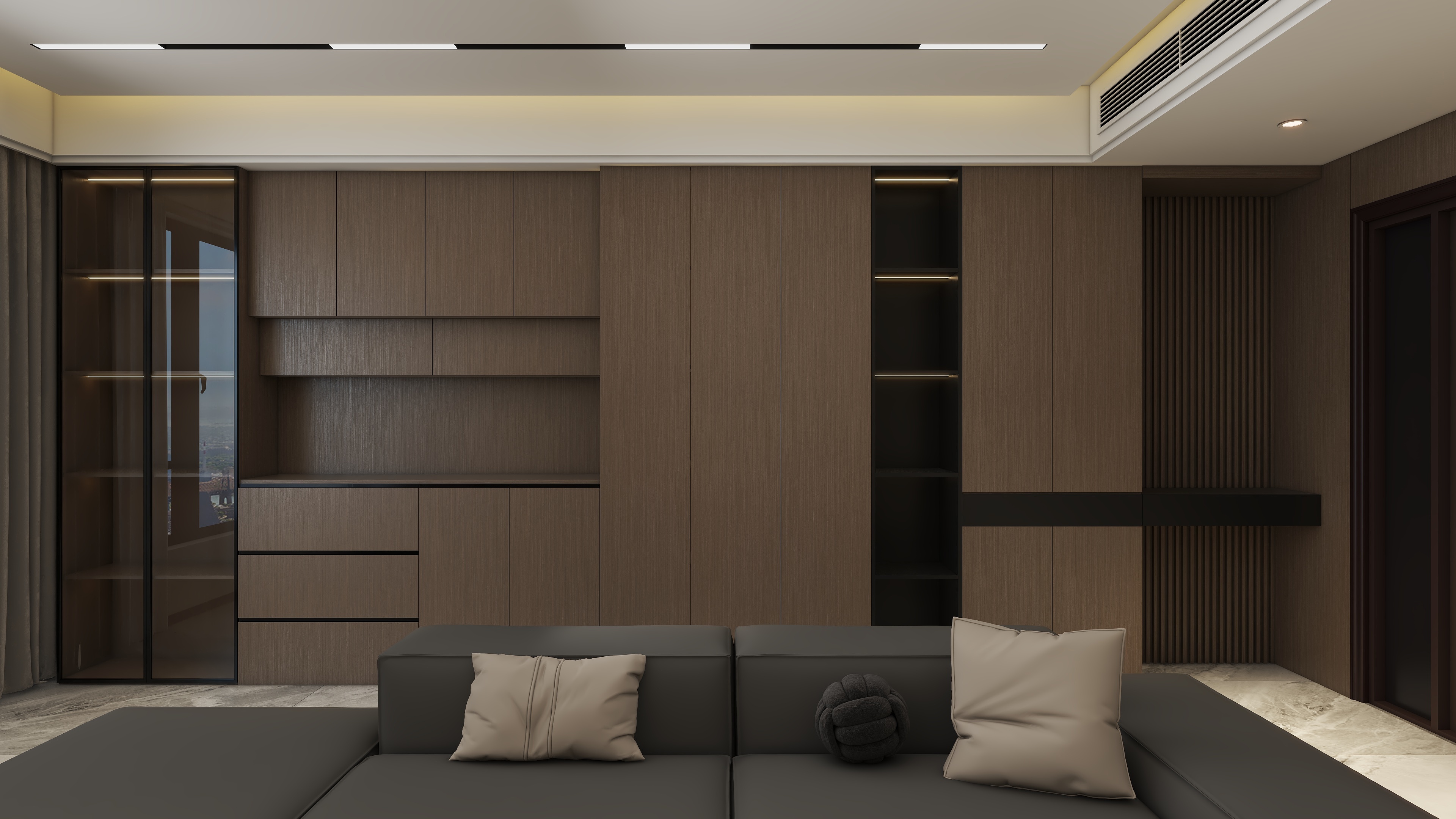 白振-泾河首府164㎡3室装修效果图